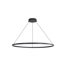 Golden 5460-47 SNB - Golden Lighting Veritas Integrated LED 47in Chandelier in Sand Black